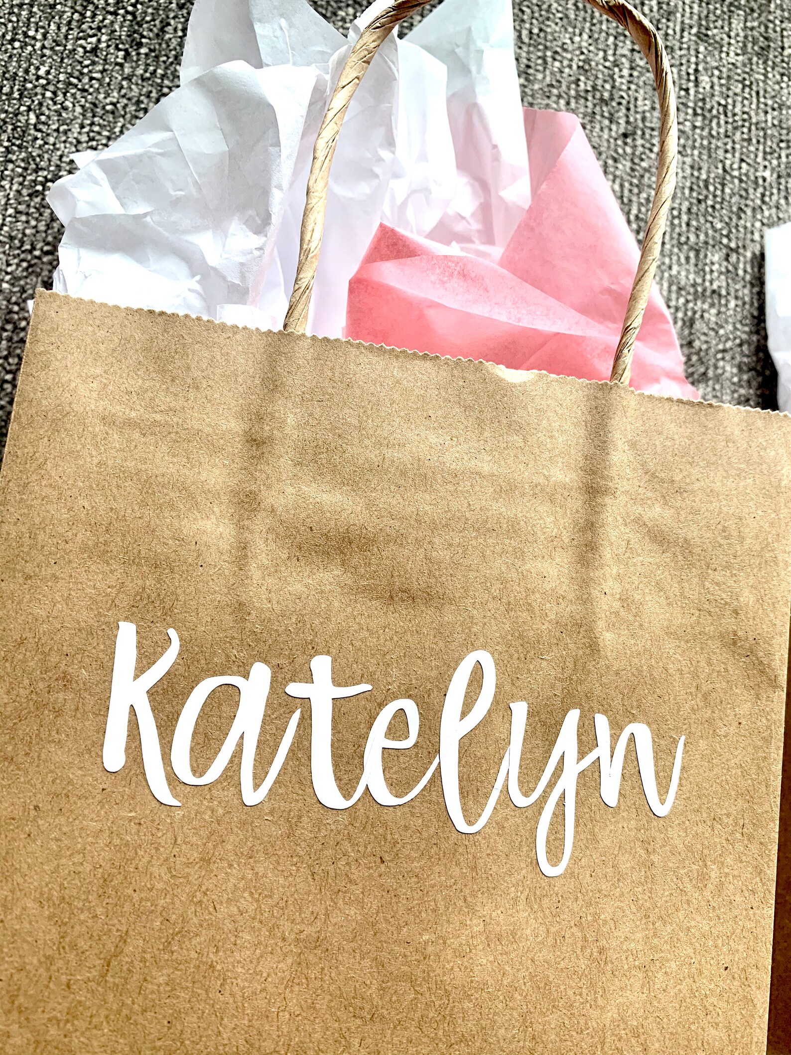 Custom Name Gift Bags Gift Bags for Wedding Bridal Party Etsy