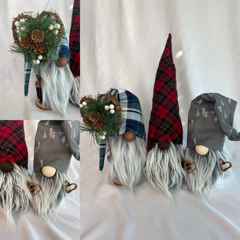 Cozy gnome with dark brown nose curly black beard tomte  etsy Cozy gnome with dark brown nose curly black beard tomte  etsy