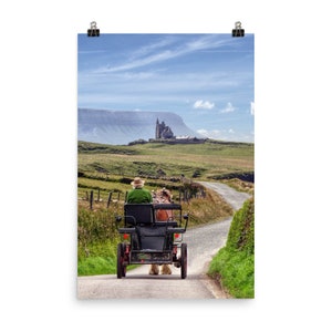 Poster Print Ted the heavy horse on his way to Classiebawn Castle at Mullaghmore, Sligo, Ireland image 6