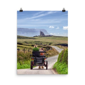 Poster Print Ted the heavy horse on his way to Classiebawn Castle at Mullaghmore, Sligo, Ireland image 5