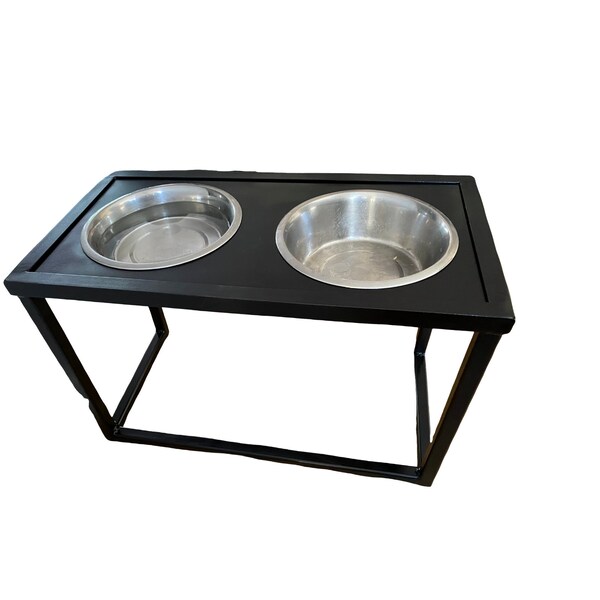 Double Raised Dog Feeder