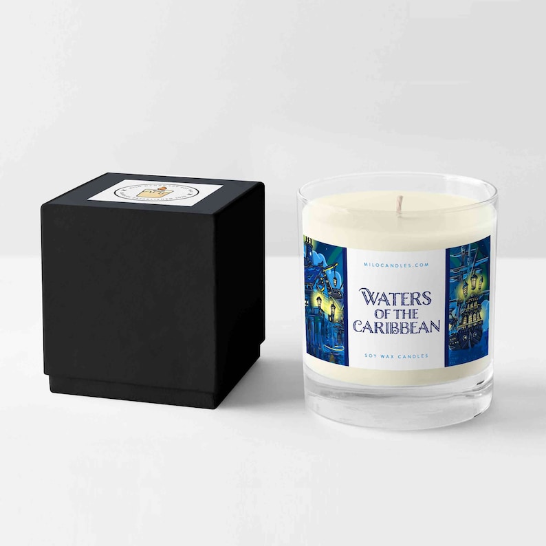 Waters of the Caribbean Candle – Ocean Breeze Scented Soy Wax - Etsy UK