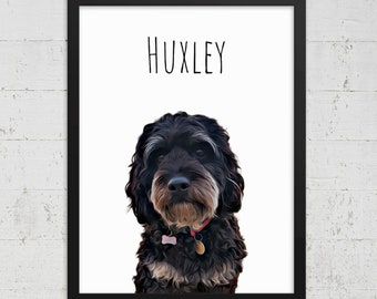 dog memorial portraits