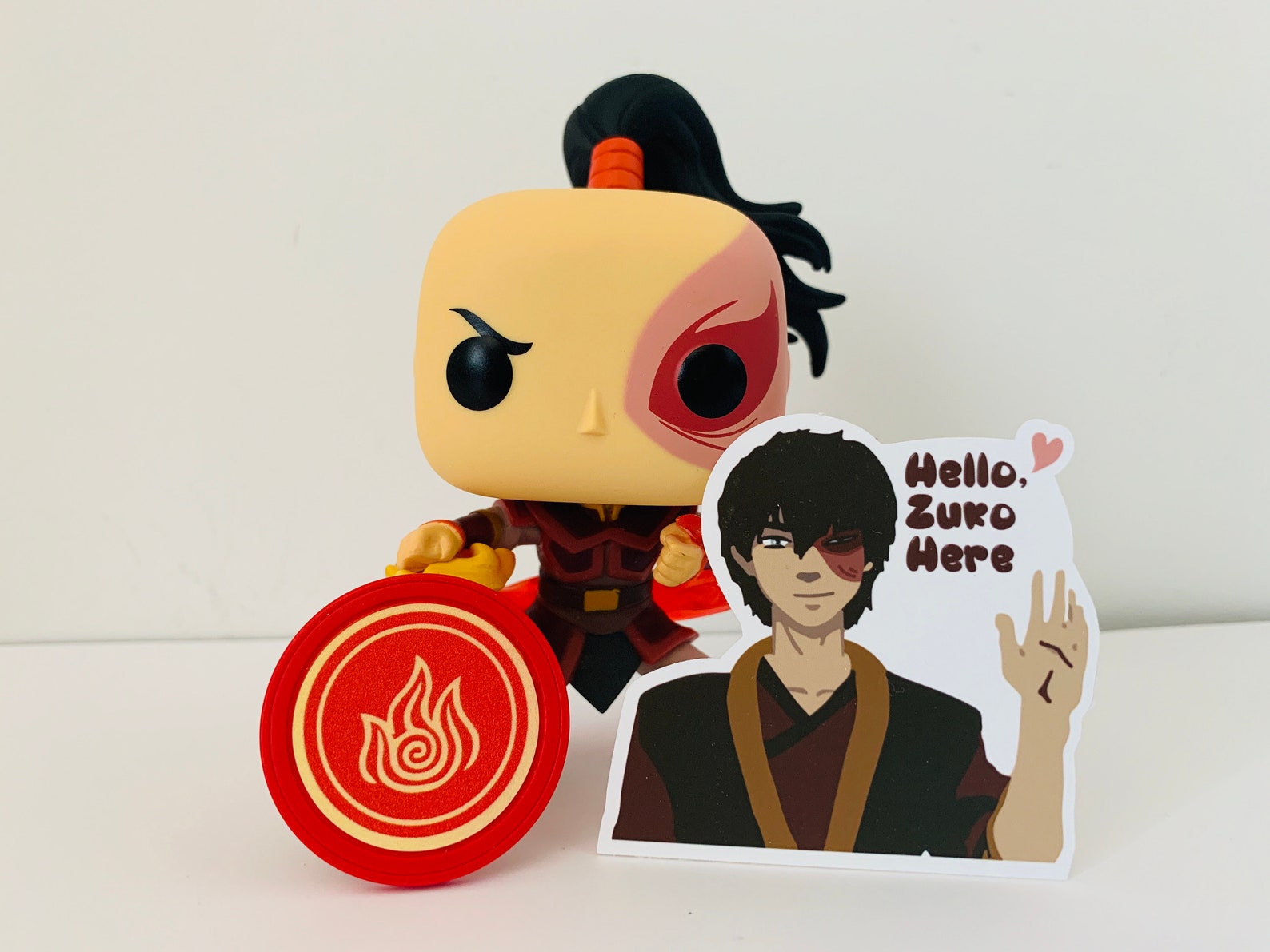 Hello Zuko Here Vinyl Sticker Avatar the Last Airbender Etsy