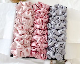 Make Your Own Silk Scrunchie Set! | Silk Satin Scrunchie Pack | Handmade Chouchou Soie | Hair Accessories | Gifts for Girls | Soft Scrunchy