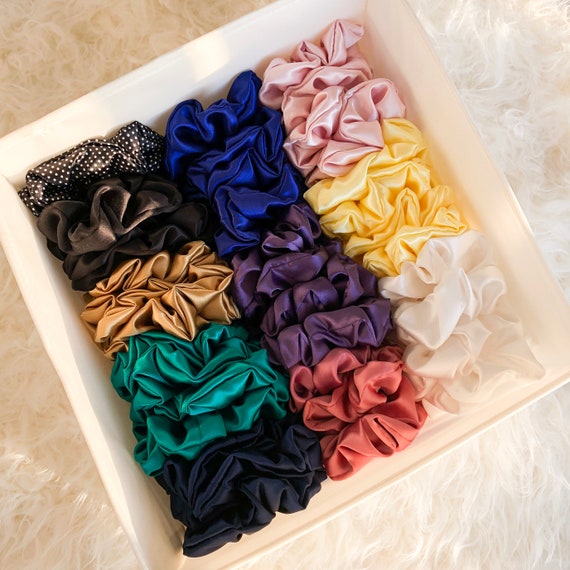 Colorful Scrunchie Collection Amazon.com : Expressions Scrunchie Set of 50 Comfy, Colorful  main image 4