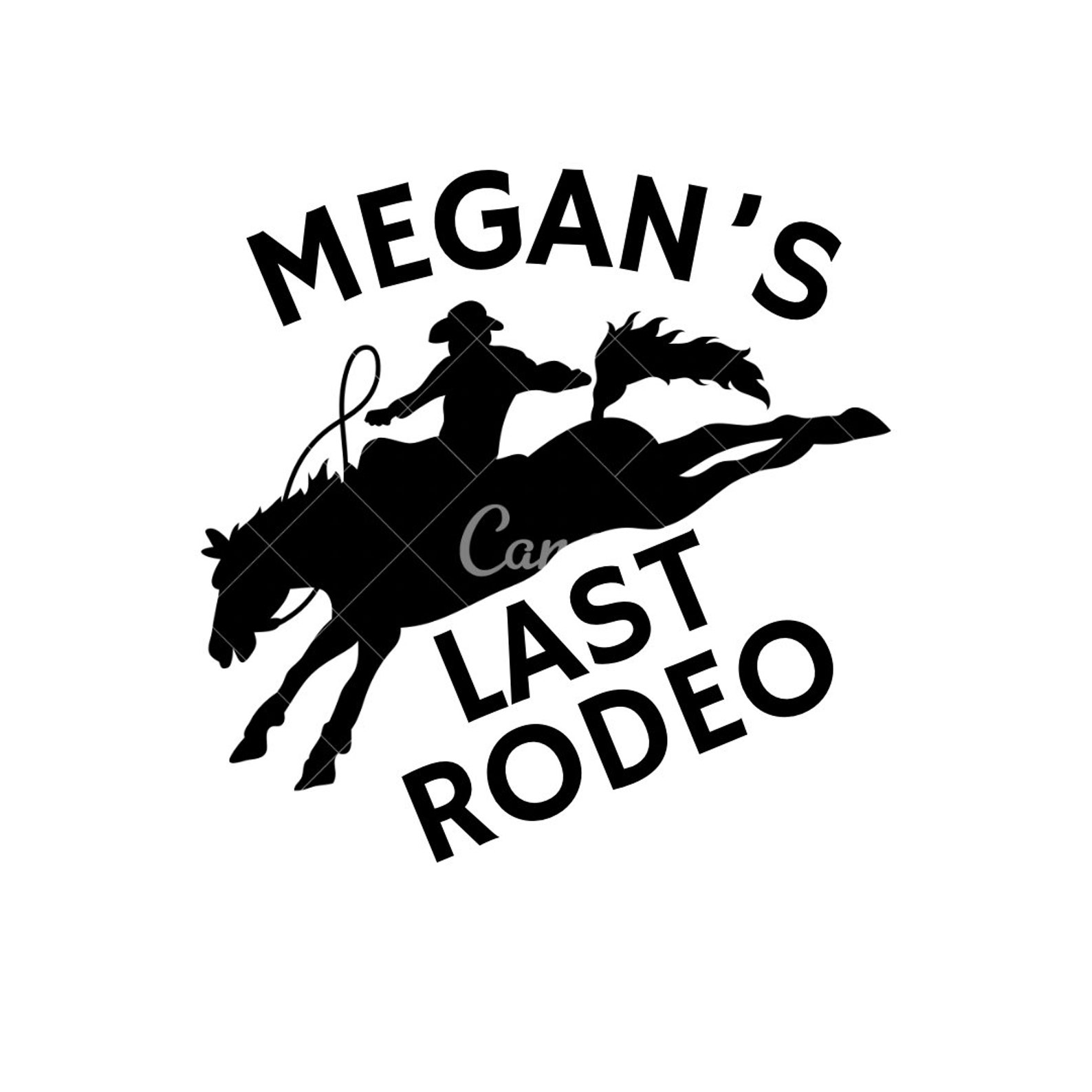 Last Rodeo Bachelorette SVG | Western Party Design - Etsy