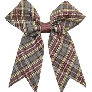Jumbo Plaid Bow, School Uniform, Plaid Bows, Back to School, Hair accessory