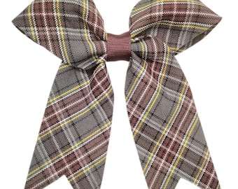 Jumbo Plaid Bow, School Uniform, Plaid Bows, Back to School, Hair accessory