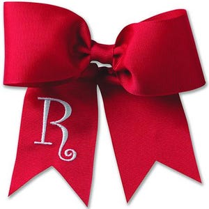 Fiocco monogrammato, uniforme scolastica, fiocchi a quadri, ritorno a scuola, accessorio per capelli