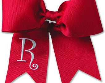 Monogrammed Bow, School Uniform, Plaid Bows, Back to School, Hair accessory