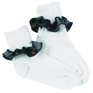 Ruffled Sock, School Uniform, Back to School