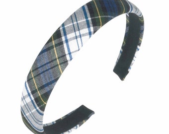 Padded Headband, School Uniform, Plaid headband, Plaid Bows, Back to School, Hair accessory