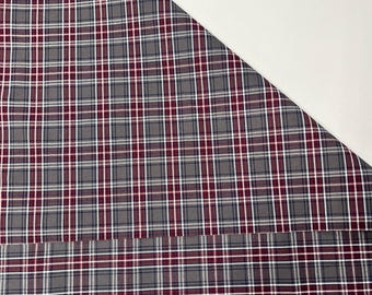 Telas a cuadros para uniformes escolares