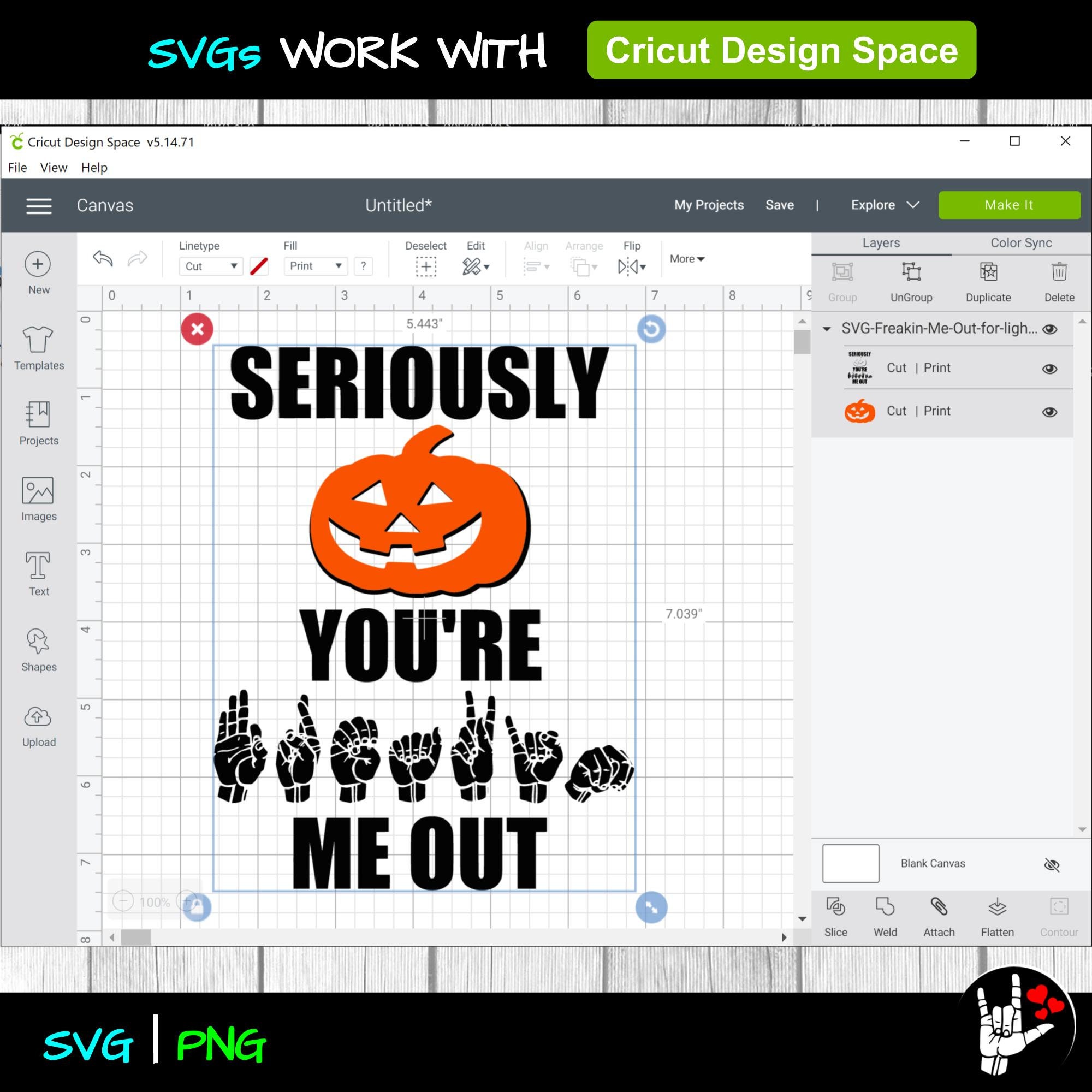 ASL SVG Halloween Sign Language SVG Cut Files - Etsy