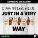 ASL SVG Awkward Way Sign Language SVG Cut Files - Etsy
