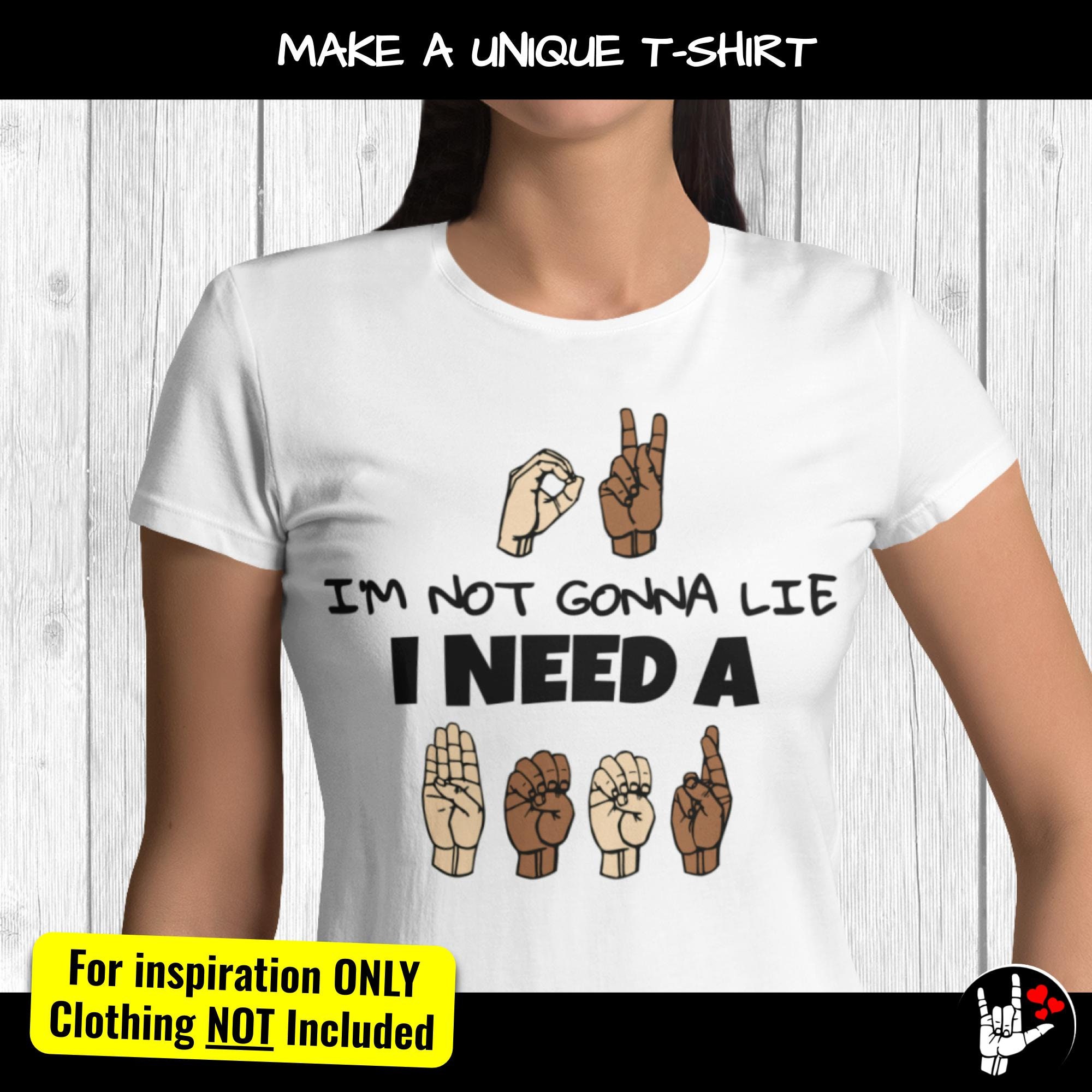 ASL SVG Need a Beer Sign Language SVG Cut Files Printable American Sign