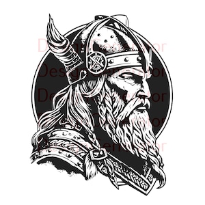 11 Viking SVG and PNG Bundle – Norse Warrior Digital Files for Laser Engraving, CNC, Wood Burning, Decals, Stickers, and T-Shirts