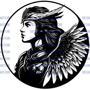 12 Valkyrie SVG and PNG Bundle – Norse Warrior Goddess Digital Files for Laser Engraving, CNC, Wood Burning, Decals, T-Shirts and Stickers