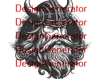 11 Viking SVG i PNG Bundle – pliki cyfrowe wojowników nordyckich do grawerowania laserowego, CNC, wypalania w drewnie, kalkomanii, naklejek i koszulek