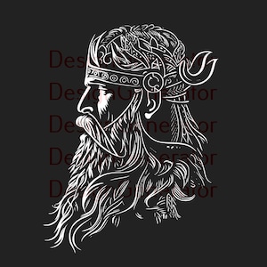 11 Viking SVG and PNG Bundle – Norse Warrior Digital Files for Laser Engraving, CNC, Wood Burning, Decals, Stickers, and T-Shirts