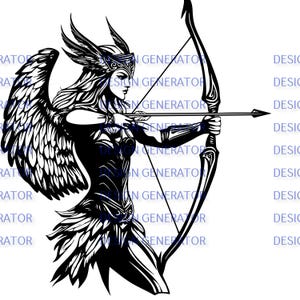13 Valkyrie SVG and PNG Bundle – Norse Warrior Goddess Digital Files for Laser Engraving, CNC, Wood Burning, Decals, T-Shirts and Stickers