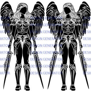 13 Valkyrie SVG and PNG Bundle – Norse Warrior Goddess Digital Files for Laser Engraving, CNC, Wood Burning, Decals, T-Shirts & Stickers