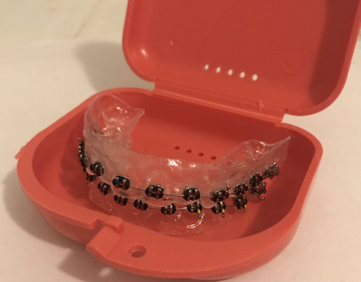 CUSTOM MADE Fake Braces Prop Retainer With Brackets Costume Etsy