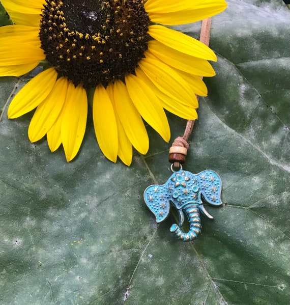 Elephant rear view mirror charm clearance