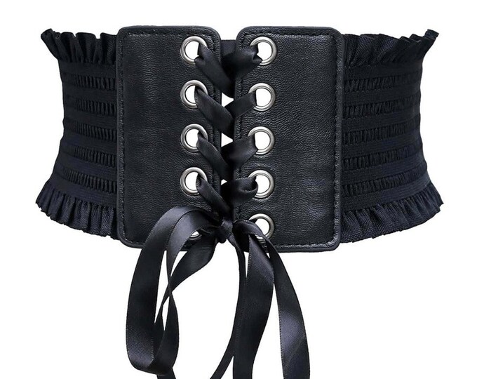 Lace up Corset Belt Etsy