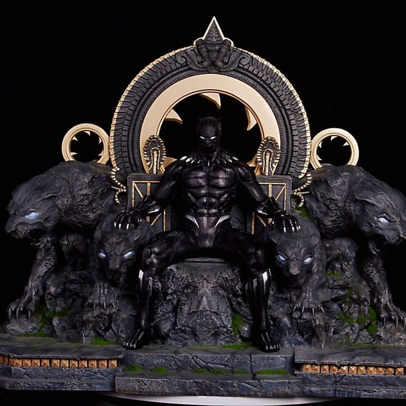 Black panther 3d print st files | Etsy