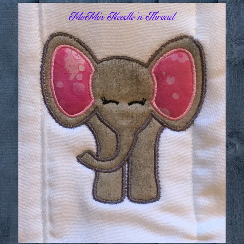 Jungle Embroidered Burp Cloths, Elephant, Giraffe, Lion, Baby Accessory, Baby Shower Gift, Unisex, Safari, Zoo, Can Be Personalized image 5