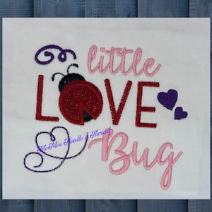 Little Love Bug Boy or Girl Bodysuit & T-Shirt, Baby Shower Gift, Birthday Gift, Short Sleeve, Long Sleeve, Valentines Day, Lady Bug, Hearts