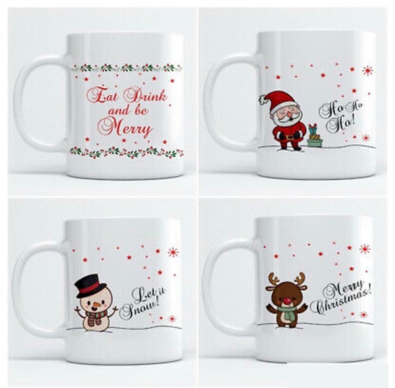 PLAID CHRISTMAS MUG/Taza Navideña/Holiday Mug/Dishwasher Safe/Microwave Safe/Decorative Mug/Christmas Gift/Original Design