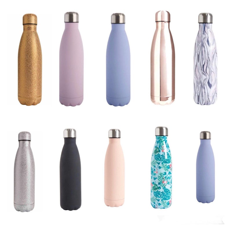 Personalised Chilly Flask water bottle custom double walled Etsy