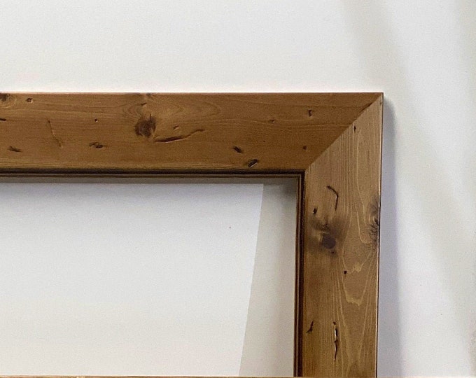 Distressed Wood Grain Frame Natural Wood Frame Antique Etsy