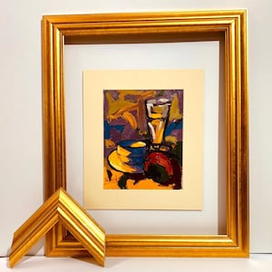 Custom Classic Style Bright Gold Frame | Picture Frame, Art Frame, Vintage Style Photo Frame