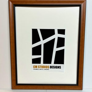 Diploma Style Frame Wood Grain Frame | Natural Wood Frame, Antique Wooden Frame, Art Frame, Classic Frame, ( Mats Available upon request )