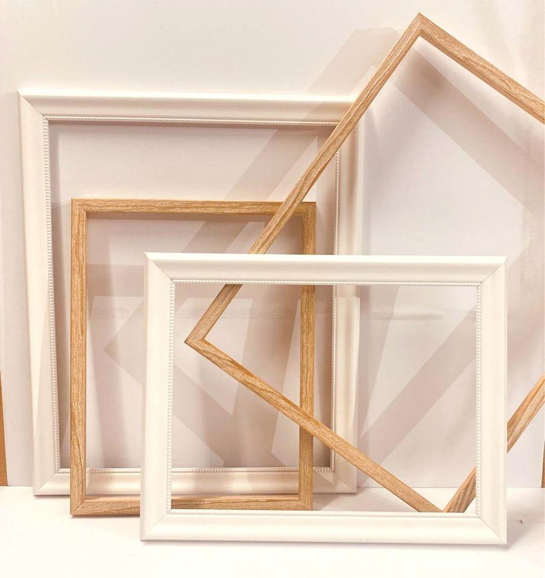 Custom White Frame | Picture Frame, Art Frame, Vintage Style Photo ...