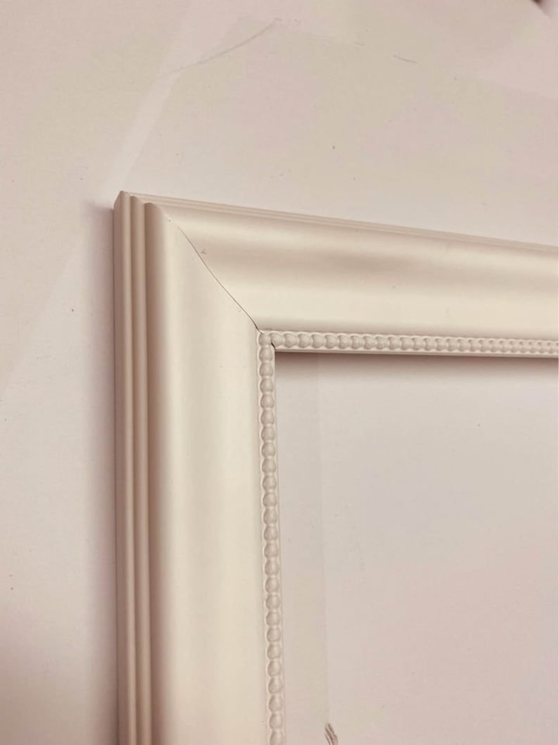 Simple White Frame Picture frame Vintage Style Photo Frame Art Frame Custom White Frame