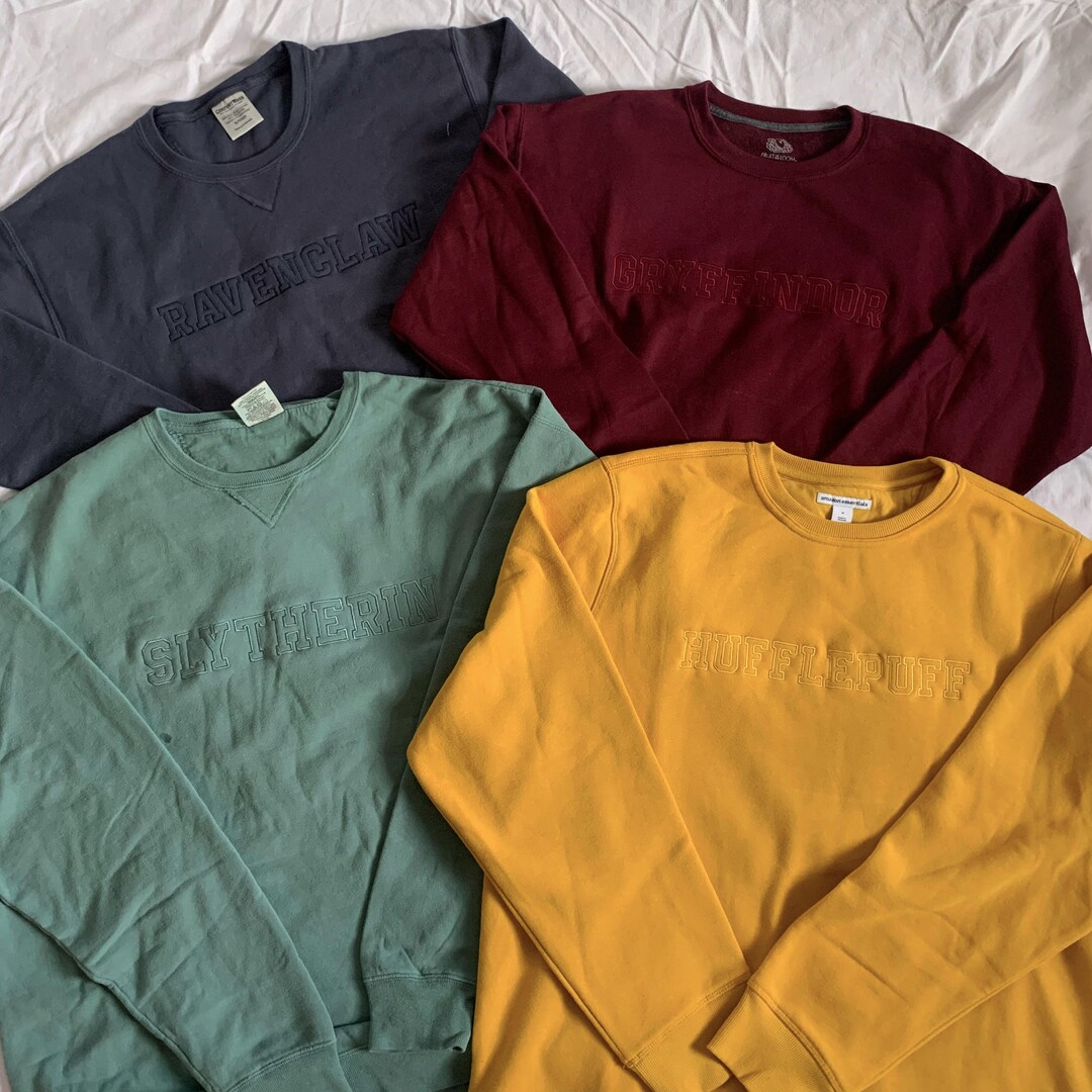 Harry Potter Sweatshirt Harry Potter House Apparel Harry Etsy