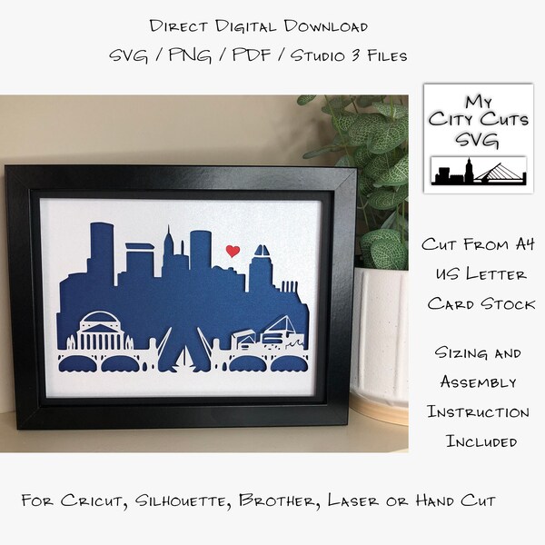 Baltimore City Skyline Shadow Box SVG Cut Files For Cricut, City Skyline, Brother, Laser or Hand Cut, Instant Download. Baltimore City Skyline Shadow Box SVG Cut Files For Cricut, City Skyline, Brother, Laser or Hand Cut, Instant Download.