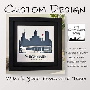 Custom Order Stadium Cut Files for Cricut, Silhouette, Laser or Hand Cutting, see sample photo's.