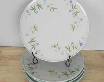 Platos llanos Iroquois Knollwood diseñados por Ben Seibel. Juego de 5 unidades.