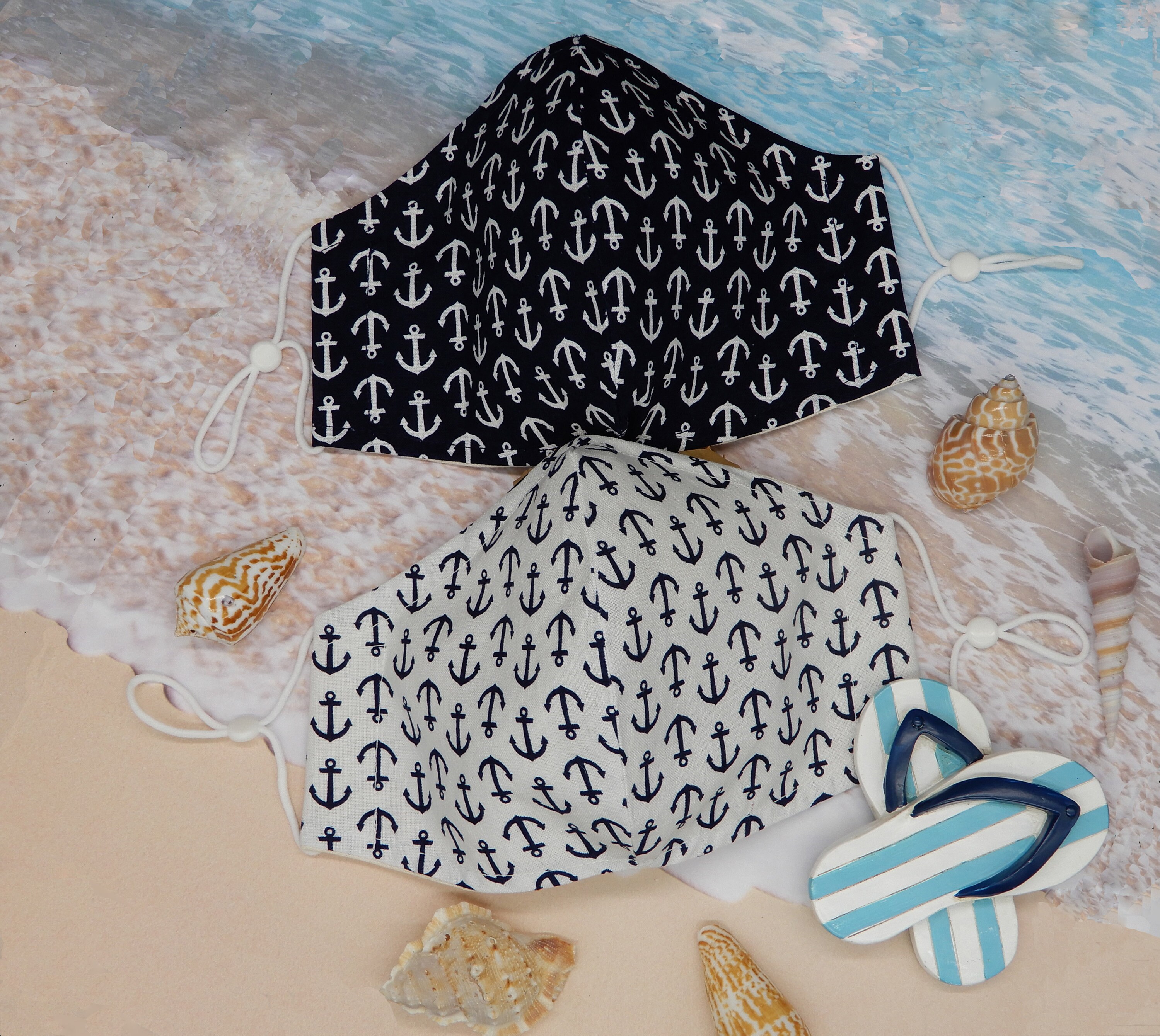 Anchor Face Mask Boating Face Mask Nautical Face Mask Sailing - Etsy