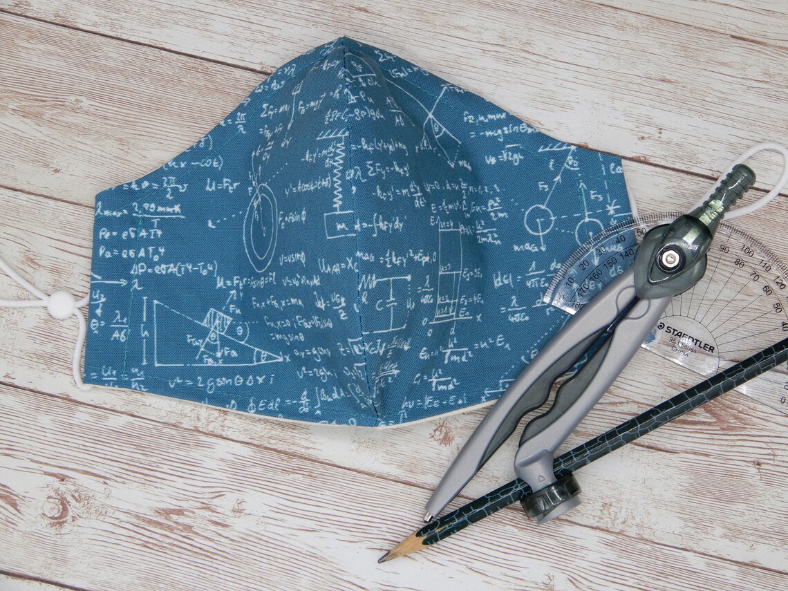 Math Face Mask/ Math Teacher Face Mask/ Mathematics/ Back to Etsy