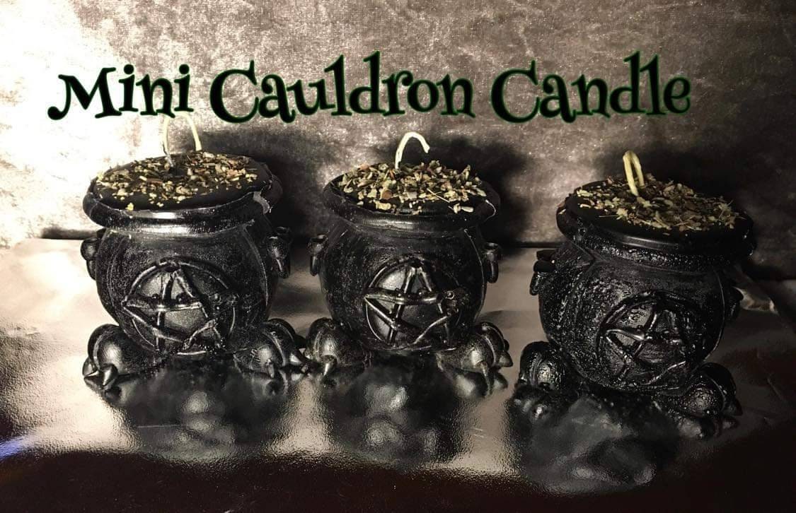 Mini Cauldron Candles With Sage Etsy