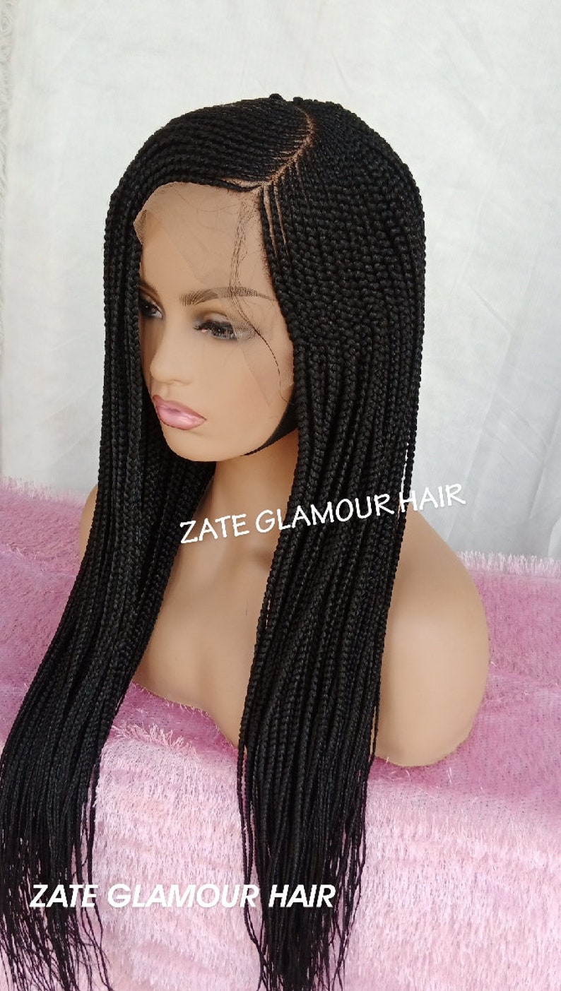 Ccut Braided Wig Closure Wig Natural Wig Braided Wig Etsy