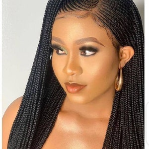 Serene Frontal Braided Wig Wallpaper Art Serene Frontal Braided Wig Wallpaper Art