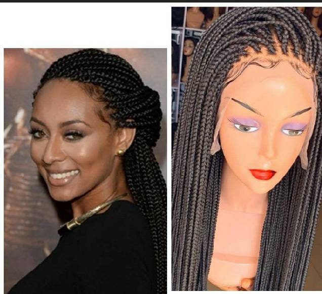Braided wig , box braid wig , frontal wig